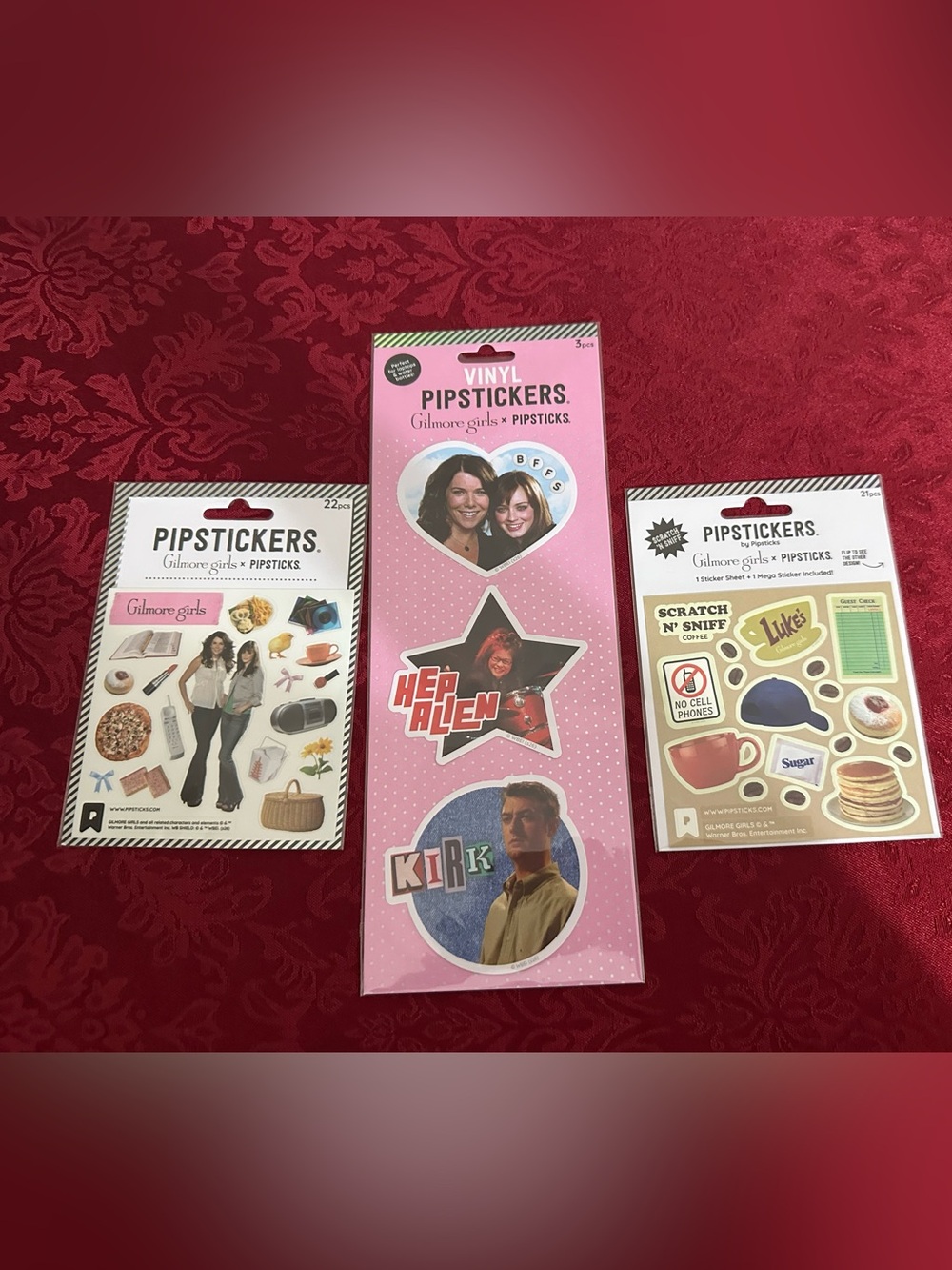New Gilmore Girls Pipsticks Stickers